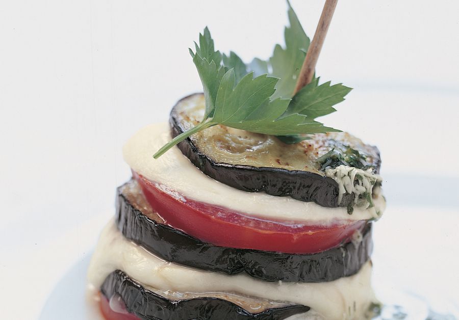 Torrette di verdura e mozzarella