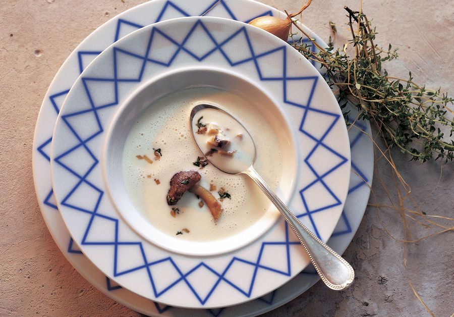 Zuppa di porcini al Vacherin